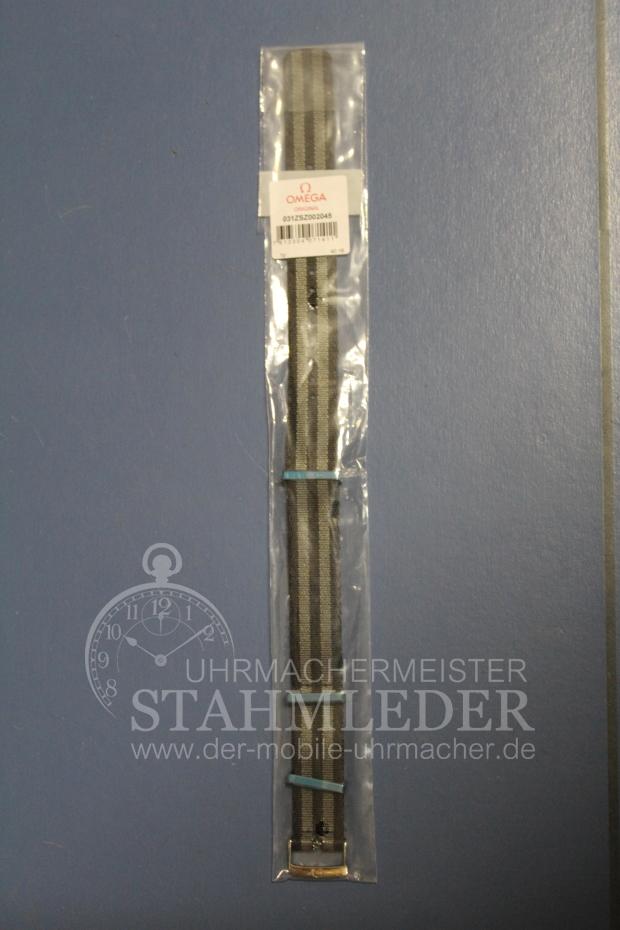 Omega Natoband Spectre schwarz/grau 20mm