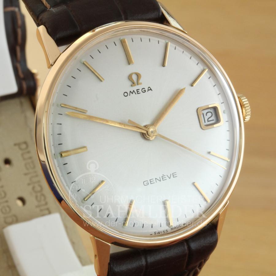 Omega Geneve Handaufzug Roségold 14ct Cal.613 1967 Rev. 11/2015