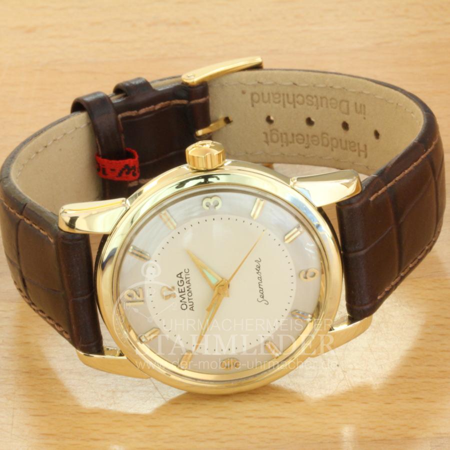 Omega Seamaster Automat 14kt Goldkappe Cal.501 1958 Rev.11/2015