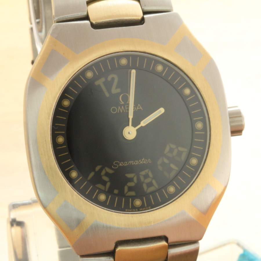 Omega Seamaster Polaris Multifunktion Cal.1665-Stahl 18KGold 1990 Revision 11/2015 Full Set