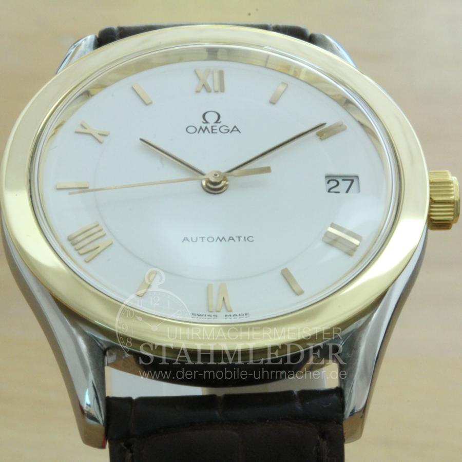 Omega "Maison Fondée en 1848" Automatic Stahl/Gold 18ct Cal.1110 1986 Revision 04/2016