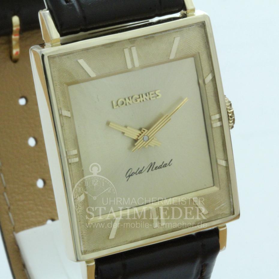 Longines Gold Medal Handaufzug klassische Herrenuhr Cal.370 Revision 09/2016