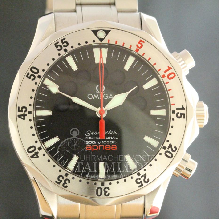 Omega Seamaster Professional 300 Meter Chronograph APNEA Stahl Revision 03/2018