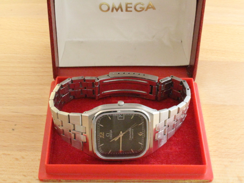 Omega Seamaster Herrenquarzuhr 1980 Stahl