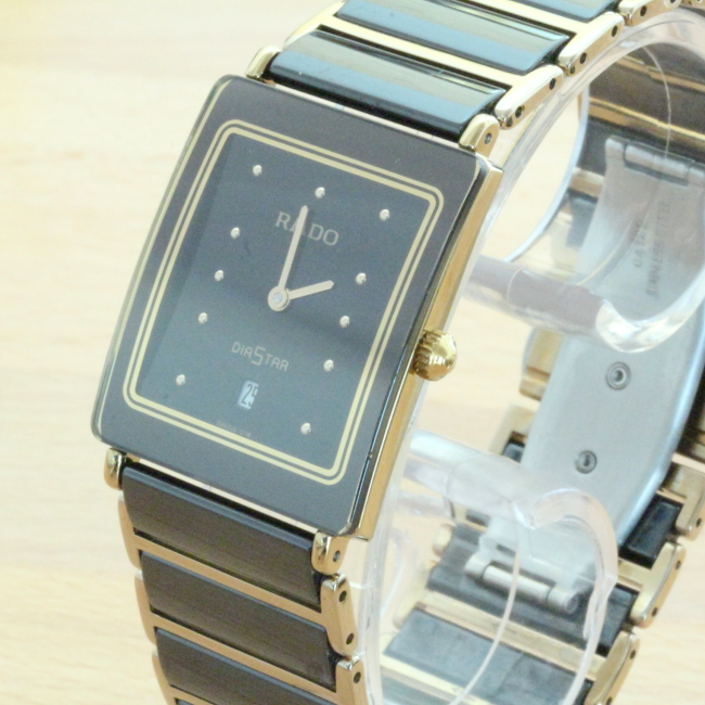Rado Damenuhr DiaStar schwarz Quarz Revision 03/2015